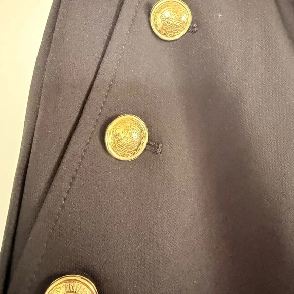 Rachel Zoe Black Pants with Gold Accent - Picture 2 of 5